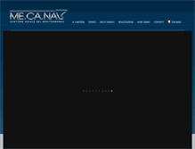 Tablet Screenshot of mecanavsrl.com
